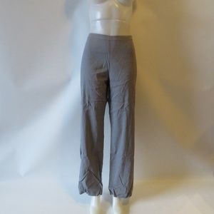 Eileen Fisher grey linen blend pants, size 10